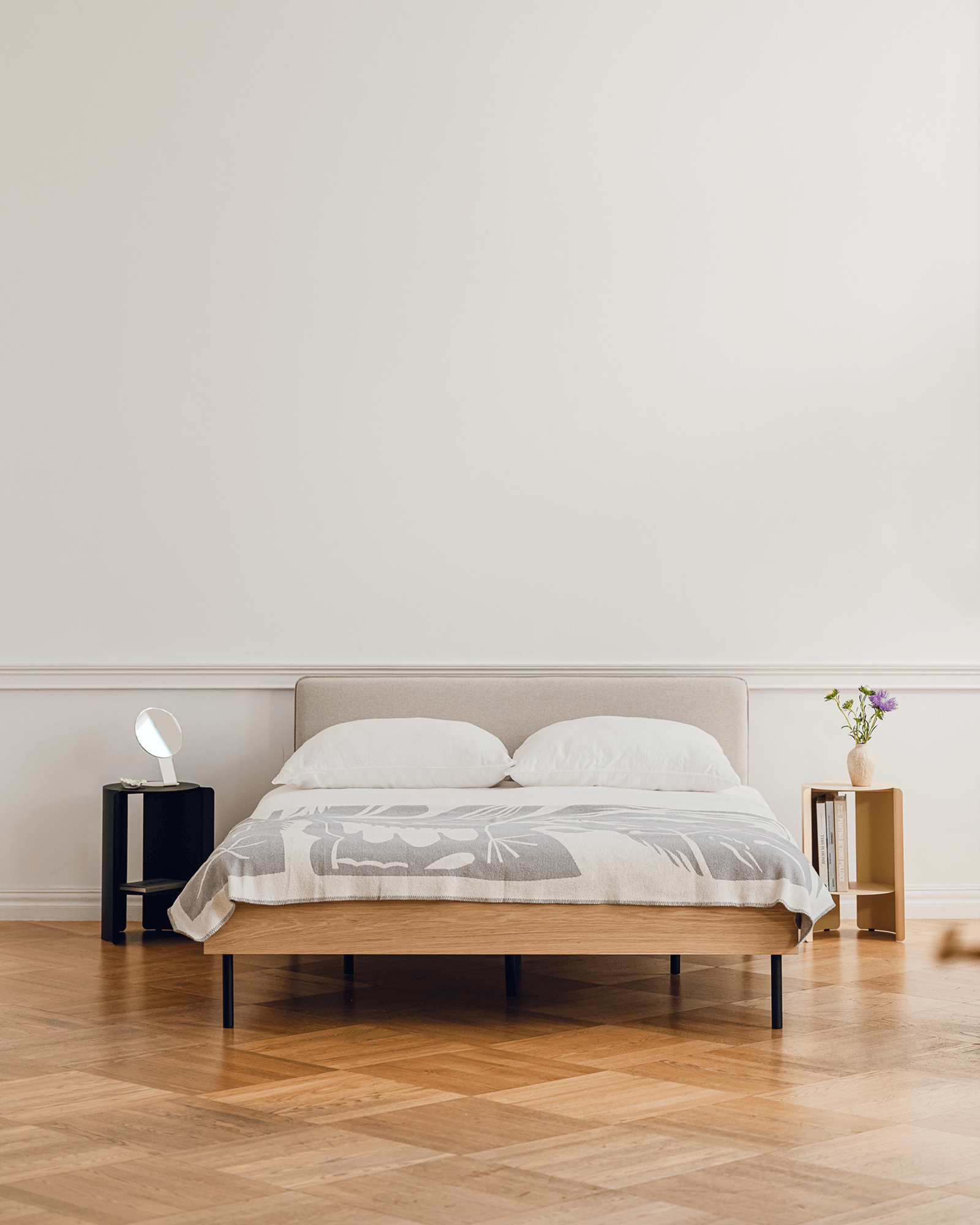 Streiko Bed Oak
