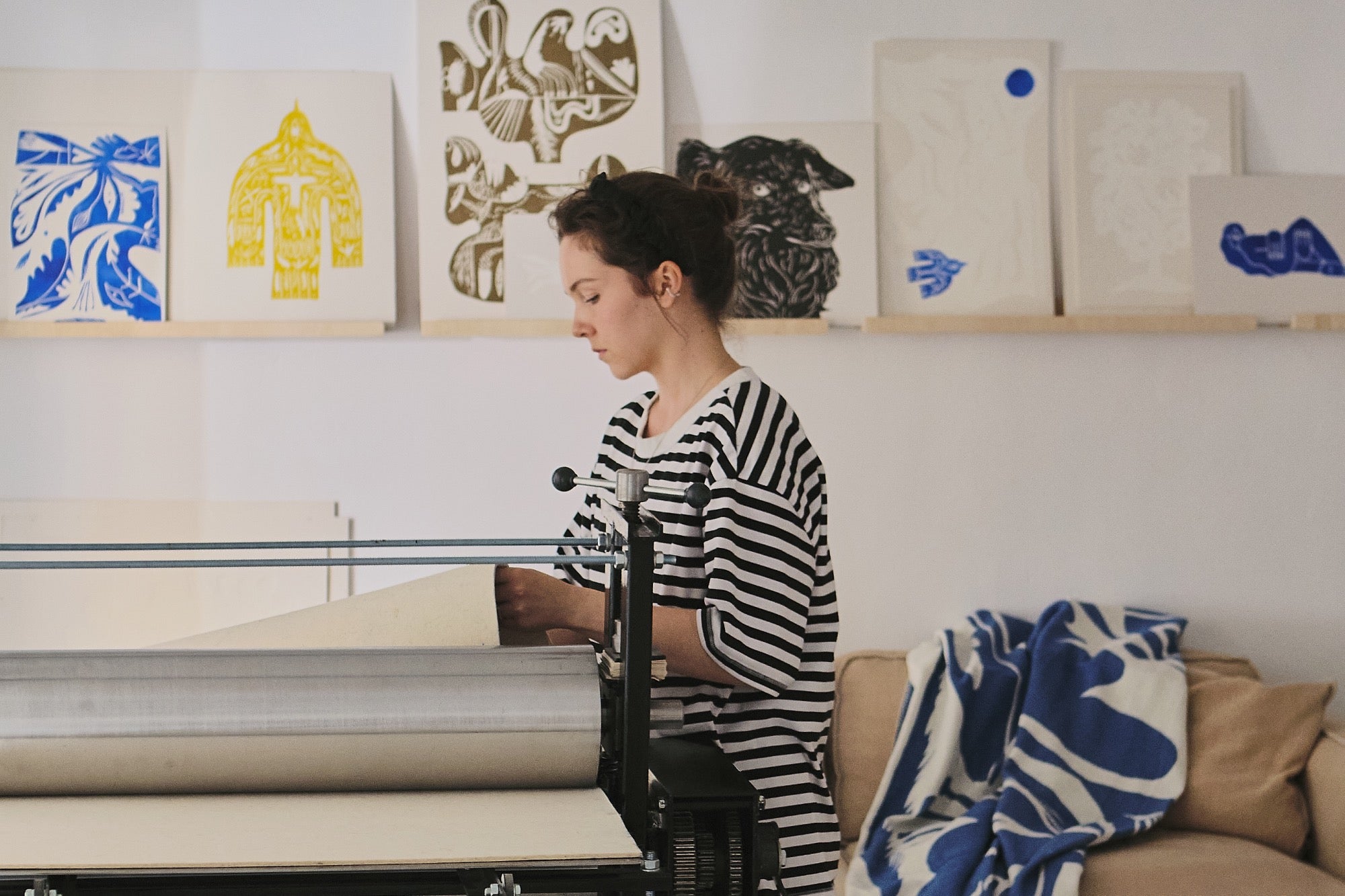 Chic-chats with Sonia Dubois - the designer of iconic Lino Throw