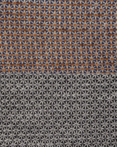 Fabric Sample – Brown & Blue Mélange & Black & Grey Mélange