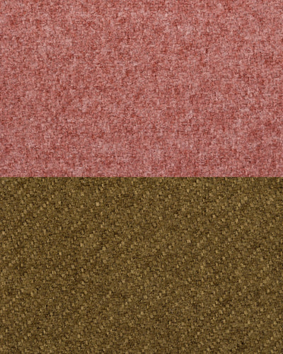 Fabric Sample – Pink Clay & Gold Olive
