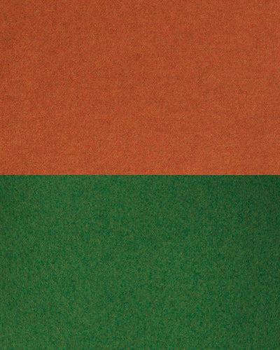 Fabric Sample – Terracotta Wool & Moss Green