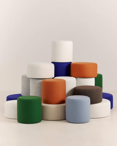 2x Folk Pouf - Tall & Wide Bundle