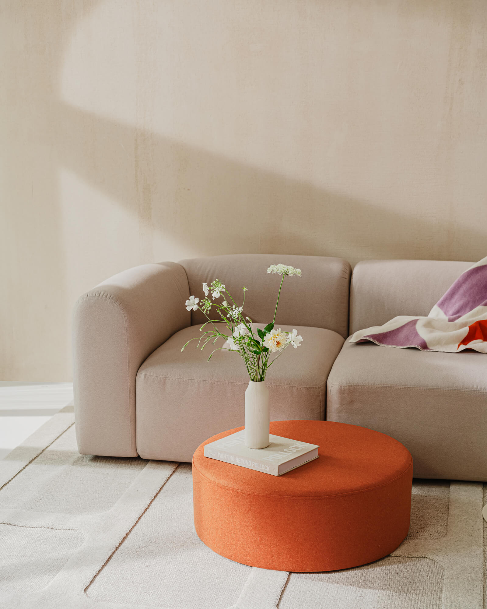 Folk Pouf - wide