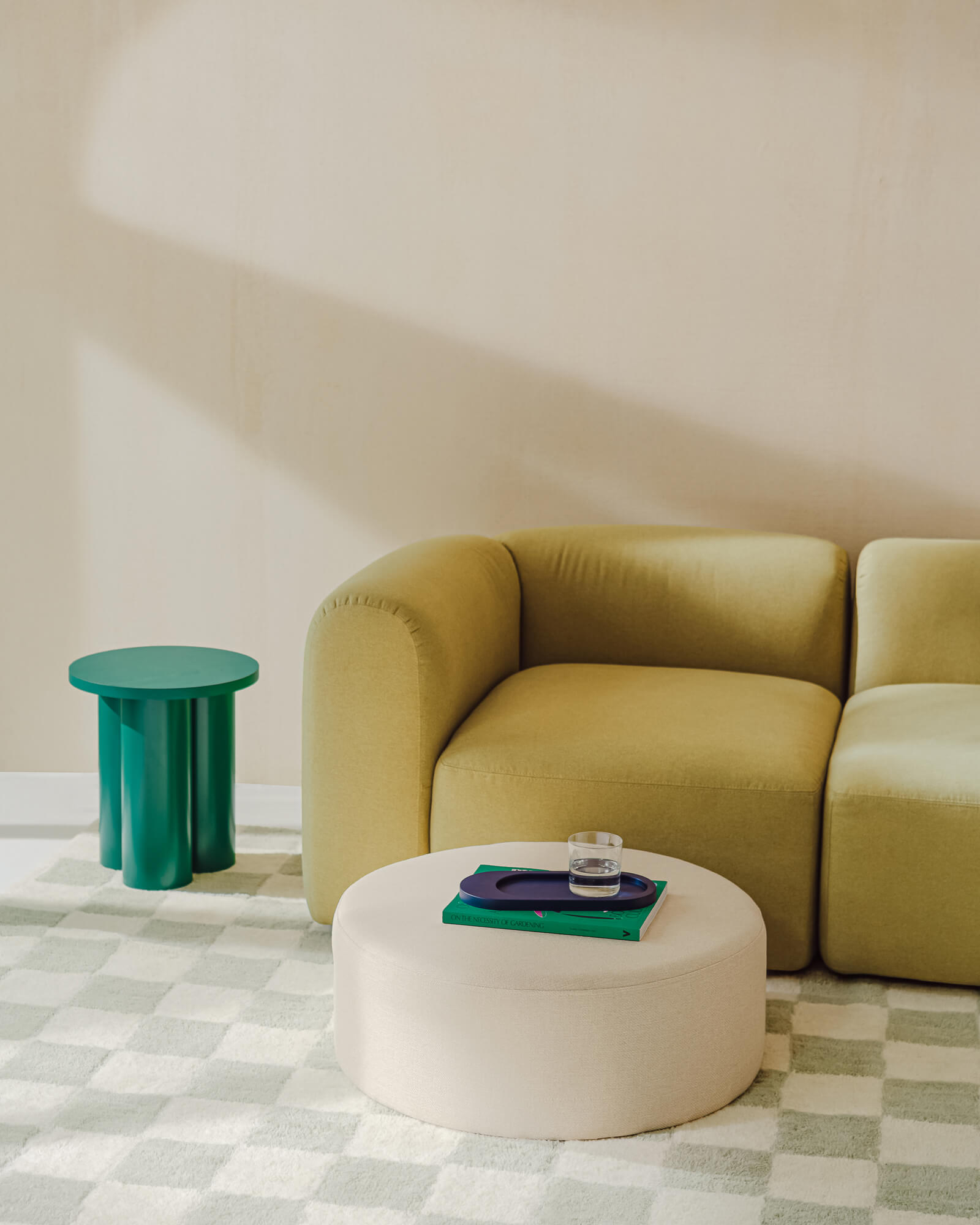 Folk Pouf - wide
