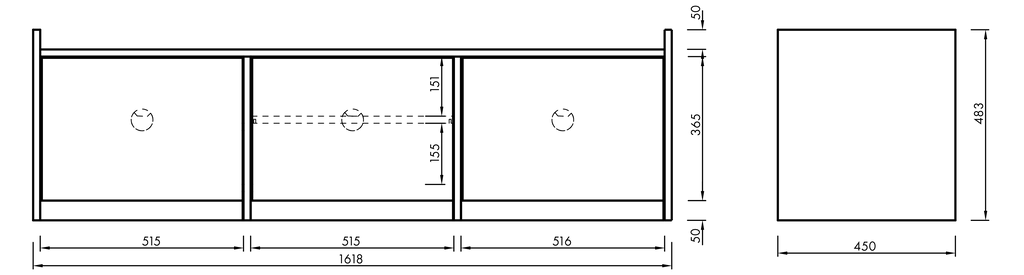 Black Oak Melamine