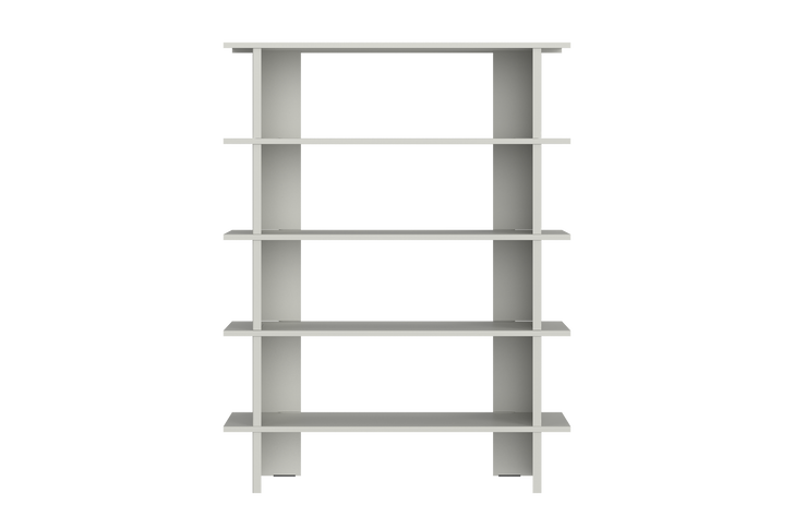 5 shelves
