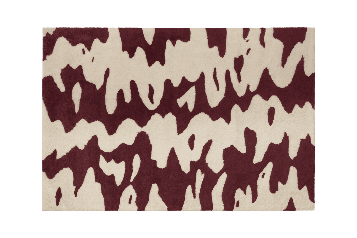 Beet Burgundy / 170 x 240 cm