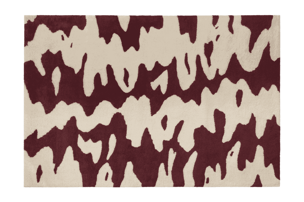 Beet Burgundy / 200 x 300 cm