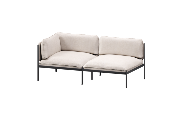 2-seater (2x backrest, 1x armrest)