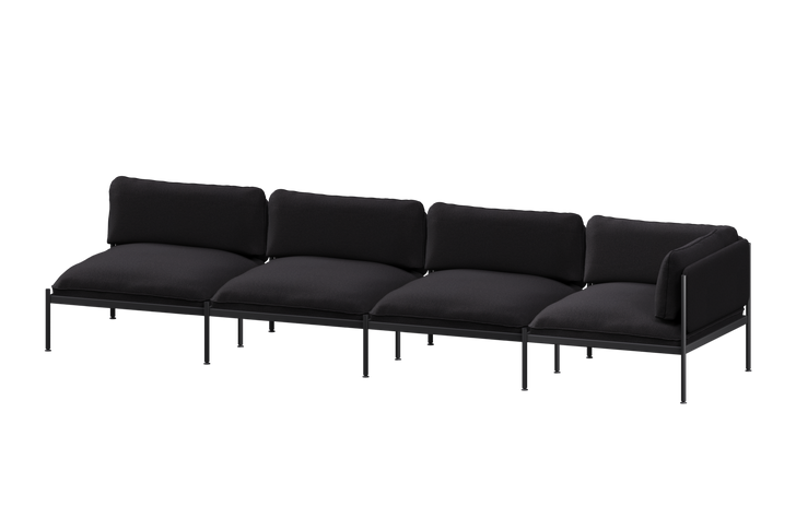 4-seater (4x backrest, 1x armrest)